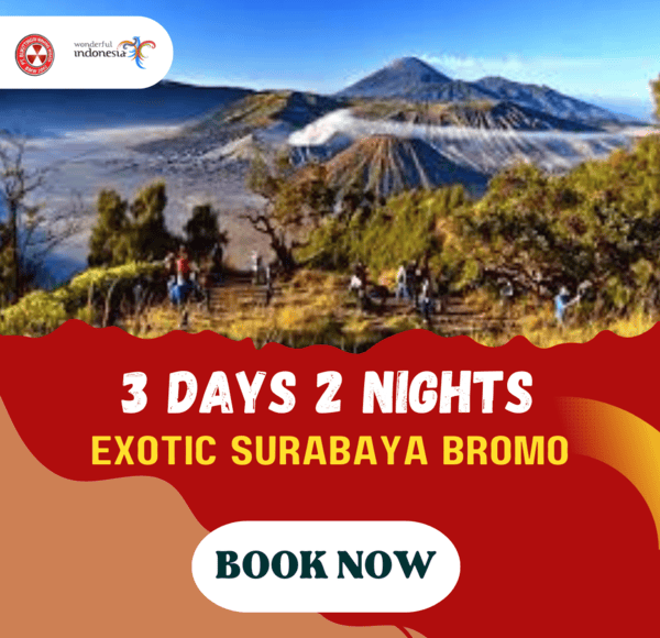 3D2N EXOTIC SURABAYA BROMO TOUR (1N BROMO, 1N SURABAYA)