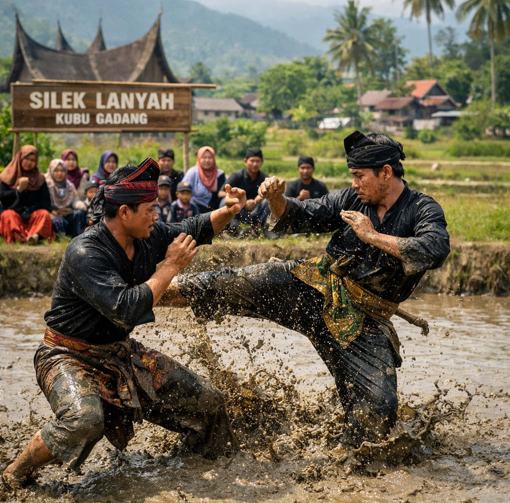 SILEK LANYAH: SENI BELA DIRI TRADISIONAL MINANGKABAU DI SAWAH BERLUMPUR