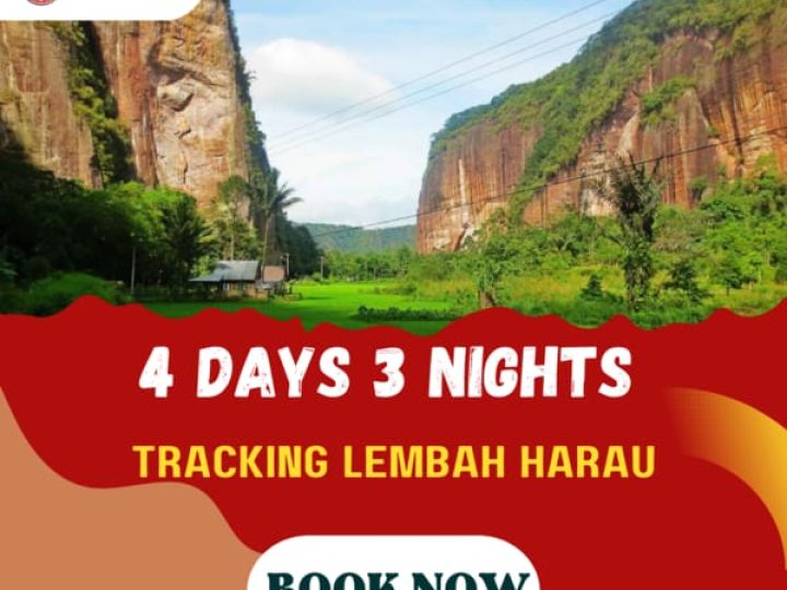 4D3N SUMATERA BARAT RANCAK BANA (1N LEMBAH HARAU, 1N BUKITTINGGI, 1N PADANG)